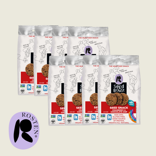 Seedboost Cranberry-Chocolate Chip Seed Snack – 8 Pack 2.5 oz