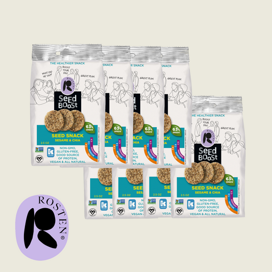 Seedboost Sesame-Chia Seed Snack – 8 Pack 2.5 oz