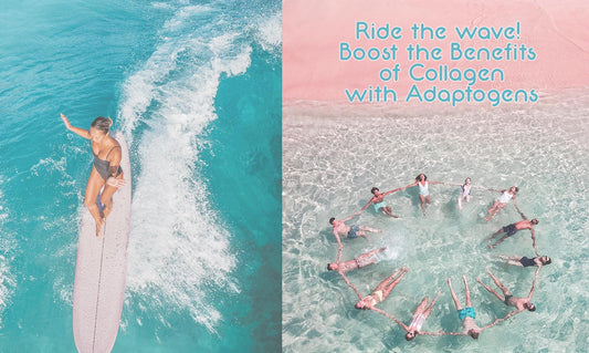 Ride the wave! Boost the Benefits of Collagen with Adaptogens.
